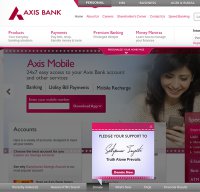 axisbank.com screenshot