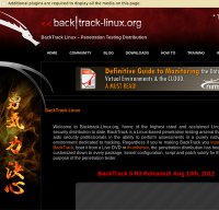 backtrack-linux.org screenshot