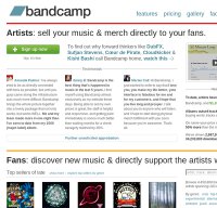 bandcamp.com screenshot