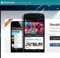 bandsintown.com screenshot