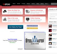 bebo.com screenshot