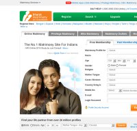 bharatmatrimony.com screenshot