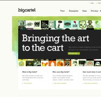 bigcartel.com screenshot