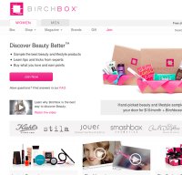 birchbox.com screenshot