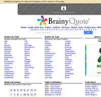 brainyquote.com screenshot