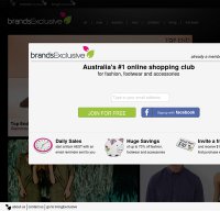 brandsexclusive.com.au screenshot