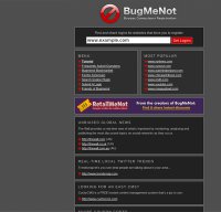 bugmenot.com screenshot