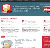 cakephp.org screenshot