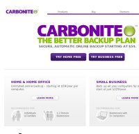 carbonite.com screenshot