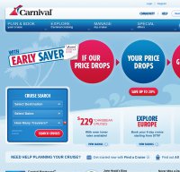 carnival.com screenshot