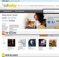 cdbaby.com screenshot