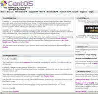 centos.org screenshot