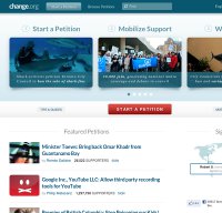 change.org screenshot