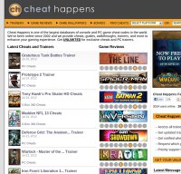 cheathappens.com screenshot