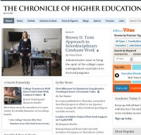 chronicle.com screenshot