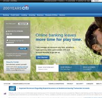 citibank.com screenshot