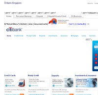 citibank.com.sg screenshot