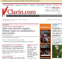 clarin.com screenshot