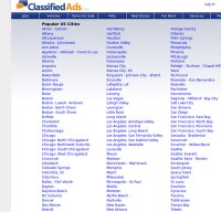 classifiedads.com screenshot