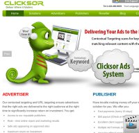 clicksor.com screenshot