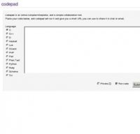 codepad.org screenshot