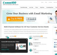 comm100.com screenshot