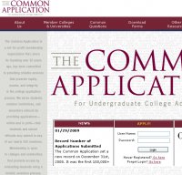 commonapp.org screenshot