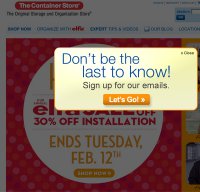 containerstore.com screenshot