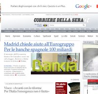 corriere.it screenshot