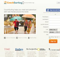 couchsurfing.org screenshot