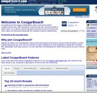 cougarboard.com screenshot