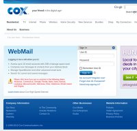 cox.net screenshot