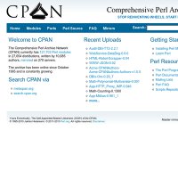 cpan.org screenshot