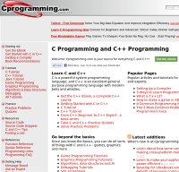 cprogramming.com screenshot
