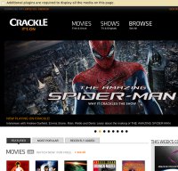 crackle.com screenshot