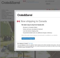 crateandbarrel.com screenshot