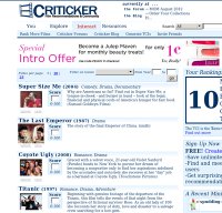 criticker.com screenshot
