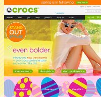 crocs.com screenshot