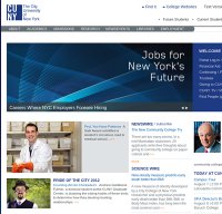 cuny.edu screenshot