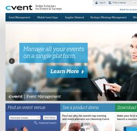 cvent.com screenshot