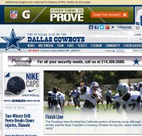 dallascowboys.com screenshot