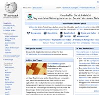 de.wikipedia.org screenshot