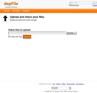 depfile.com screenshot