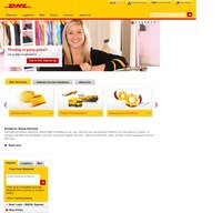 dhl.co.uk screenshot