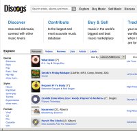 discogs.com screenshot