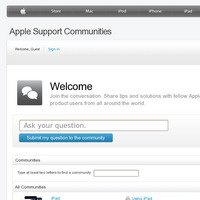 discussions.apple.com screenshot