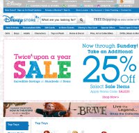 disneystore.com screenshot