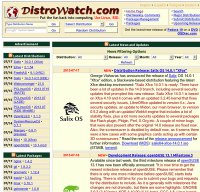 distrowatch.com screenshot