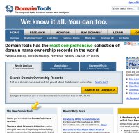 domaintools.com screenshot