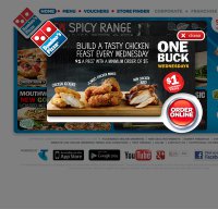 dominos.com.au screenshot